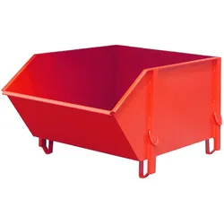 BAUER Südlohn Baustoffbehälter BBG 100, Feuerrot