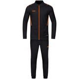 Jako Polyester Challenge schwarz/neonorange XL