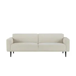 Jette Home Sofa 3-sitzig aus Velours Jette Member  ¦ beige ¦ Maße (cm): B: 232 H: 81 T: 91.0