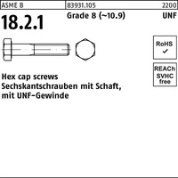 Hörger & Geßler Sechskantschraube R 83931 UNF-Gewinde/Schaft 1 1/4x