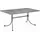MWH Das Original MWH Gartentisch Savoy 145 x 90 cm Stahl Silber
