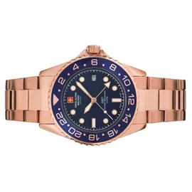 Swiss Alpine Military GMT Diver Edelstahl 42,0 mm 7052.1165
