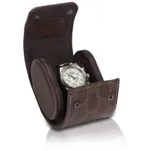 MODALO Uhrenrolle Optimus für 1 Uhr aus Kunstleder Braun
