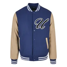 URBAN CLASSICS Big U College Bomberjacke Space Blue M