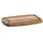 Zeller Schneidebrett mit Saftrille Holz 1 32 x 21 x 1,5 cm beige