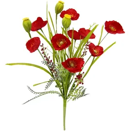 MY HOME Mohnblumen Zuhause Grab Hochzeit Dekoration