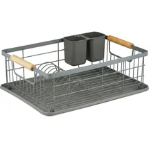Relaxdays Abtropfgestell 0 x0 x 0 cm Farbe Grau