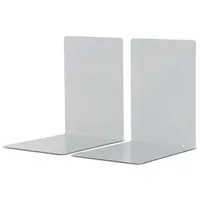 Maul Buchstütze Metall Grau x 24cm, aus 2 Stützen