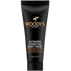 Woody's Activated Charcoal Body Wash 236 ml