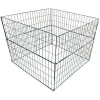 Estexo Metall Komposter Gartenkomposter 90x90x70 cm Drahtkomposter Metallgitter grün