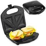 Extralink Sandwichmaker, 750W - Sandwichtoaster mit Kontrollleuchte, kühlem Griff, rutschfesten Füßen, schneller Aufheizung, leicht zu reinigen,
