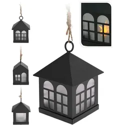 DEKORATION MIT LICHT - Laterne Led Laterne 6X8Cm Schwarz