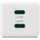 Hama 65W 2x USB-C GaN Schnellladegerät, Weiß