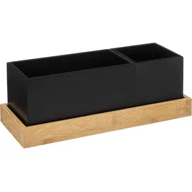 5five simply smart 5five - herausnehmbarer Organizer aus bambus Bava Schwarz