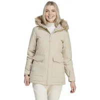 adidas Hooded Fur Parka Wonder Beige M