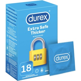DUREX Extra Safe Kondome zusätzlich befeuchtet 18 St.