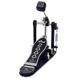 Drum Workshop DW 2000A | 2000 Serie Einzel-Bassdrumpedal | Perfekt für Drummer jeder Spielstärke | Robuster Vollmetallrahmen mit Einzelketten-Accelerator-Antrieb | 2-Wege Beater | Rutschfeste Stahlbodenplatte
