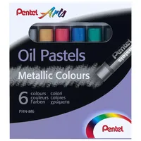Pentel Oelpastellkreide Set 6 St. Metallic farblich sortiert