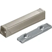 Blum TIP-ON Adapterplatte für Türen, Langversion, Schrauben, nickel-lackiert