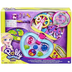 Mattel GKL60 - Polly Pocket - Micro - Freizeitpark Rucksack, Spielset mit Figuren und Zubehör
