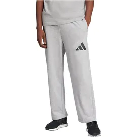 adidas Essentials Wide Leg 3 Bar Logo Joggers Medium Grey Heather / Black XL