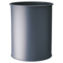 Durable Papierkorb Metall rund 15 Liter, anthrazit
