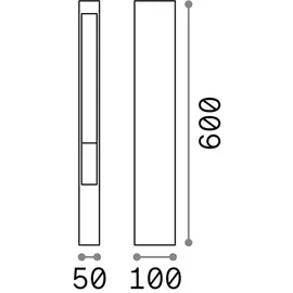 Ideal Lux Mercurio Pt1 Anthrazit
