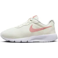 Nike Tanjun Go (Gs) Sneaker, Summit White Red Stardust Red Stard, 38.5 EU - 38.5 EU