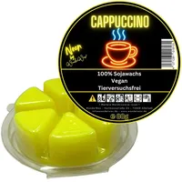 WonderWax Duftwachs WonderWax® Duftwachs Kreis 6 pcs Neon (Cappuccino), Duftrichtung: Cappuccino