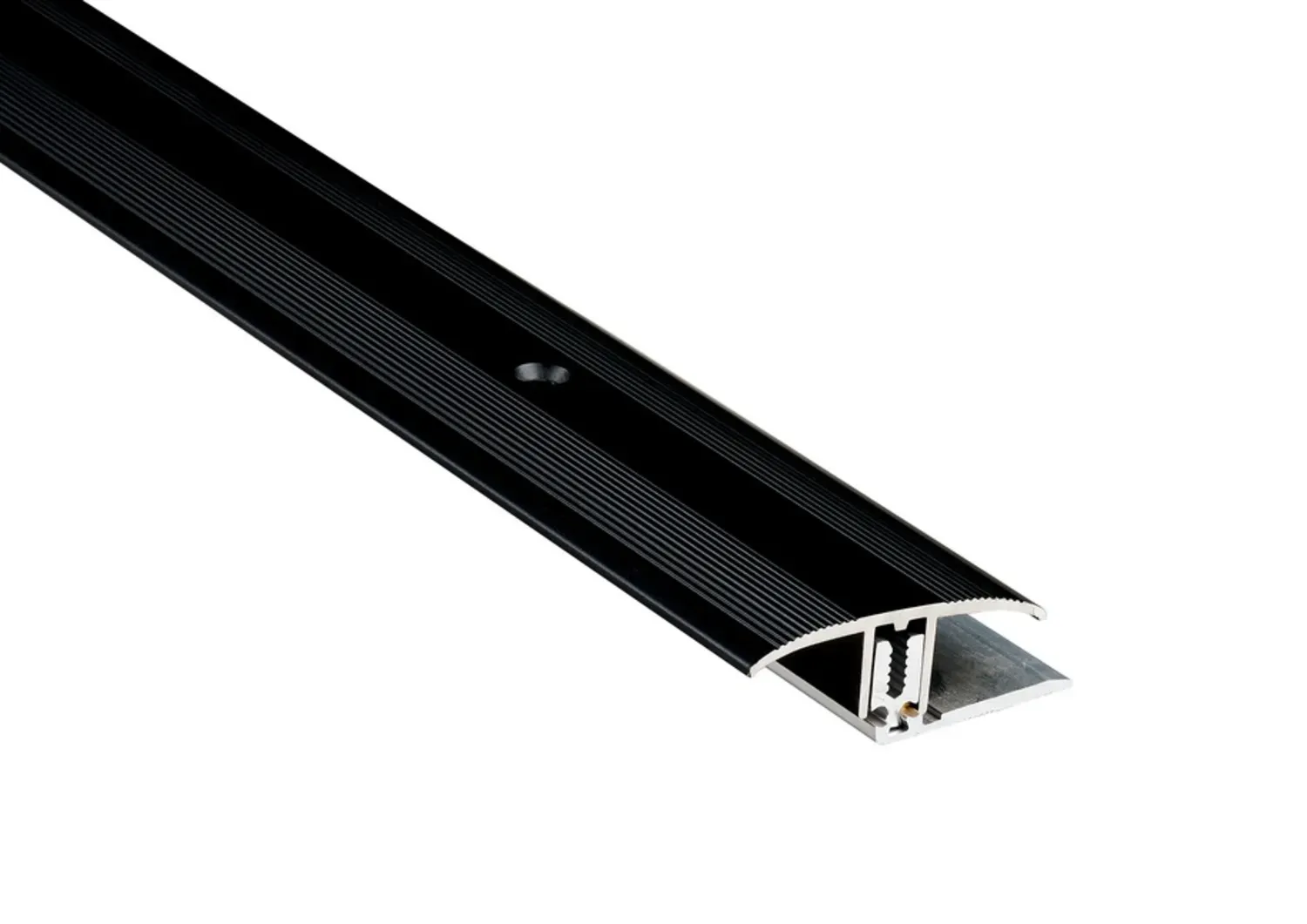 ter Hürne Leisten Übergangsprofil Schwarz flexibel Typ UEF 717 2700x1x38 mm