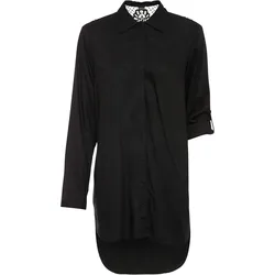 bonprix Spitzenbluse, schwarz, 52