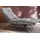KAWOLA Relaxliege AMERIVA Polyester 80 x 110 x 158 cm Grau mit Kissen und Kopfteil
