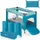 lionelo Stefi Baby Kinderbett, Reisebett ab Geburt bis 15 kg, Seiteneingang, Sicherungssystem LockGuard, Blockade der Räder, Tragetasche, zusammenklappbar