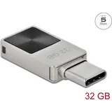 DeLock Mini USB 3.2 GB - Metallgehäuse USB-Stick 32 GB