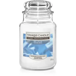 Yankee Candle Home Inspiration Große Kerze im Glas Soft Cotton