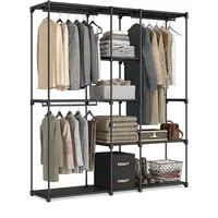 Relaxdays Garderobe offener Kleiderschrank 0 x 0 x 0