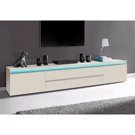 Home Affaire Magic Lowboard 240 cm Braun Holz, Metall, Holzwerkstoff