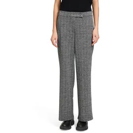 Betty & Co Stoffhose mit Lurexfaden", in Schwarz/Grau | Gr.: 42,