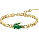Lacoste ARTHOR Armband Edelstahl mit Emaille grün 22 cm