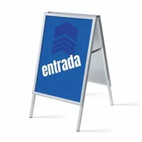 Showdown Displays Showdown Kundenstopper - DIN A1 - Komplett-Set - Entrada Spanisch - Blau/Schwarz