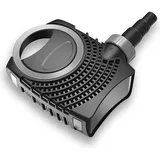 Wiltec SunSun, Brunnen + Gartenteich, NEO-1200B SuperECO 12.000 l/h / 100 W Teichpumpe Filterpumpe Bachlaufpumpe