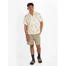 Marmot Muir Camp Novelty Kurzarmhemd - Papyrus Trail Mix - S