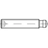 TOOLCRAFT Madenschraube M10 80 mm 10 Stück
