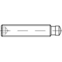 TOOLCRAFT Madenschraube M10 80 mm 10 Stück