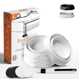 KALIGEN Bettwanzenfalle [4er Set] Weiss - Interceptor Anti Bettwanzen Profi - Bettschutz Oekologisch Ohne Pestizide