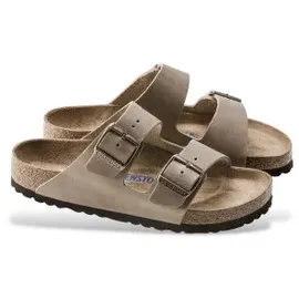 Birkenstock Arizona Weichbettung Naturleder geölt schmal tabacco brown 40