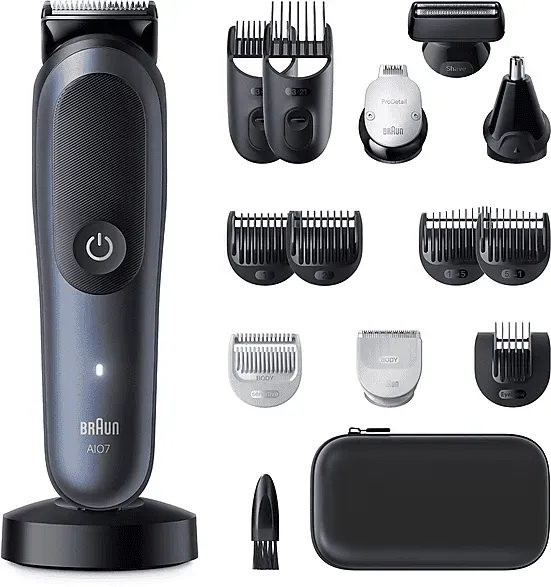 BRAUN AIO7580 Multigroomer, Blau