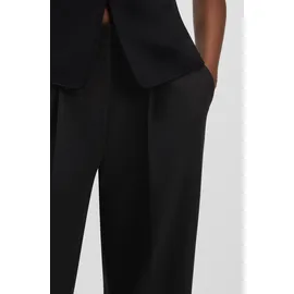 Boss Tiwi Premium Wide Leg Hosen Schwarz 42