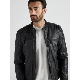 JCC Bikerjacke 3102127 Schwarz 4XL