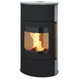 H&M Germany Kaminofen H&M Kaminofen Mango 2.0 schwarz/Speckstein, 8 kW, Zeitbrand